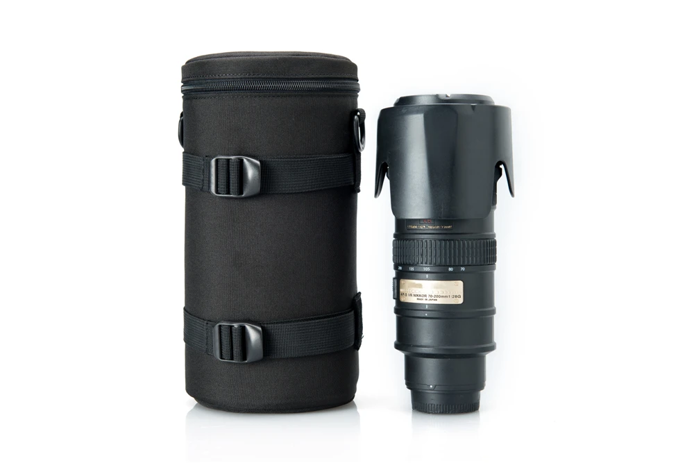 Высокое качество камера сумка объектив камеры чехол водонепроницаемый противоударный коробка для Canon Nikon sony Объектив протектор фотографии ремень