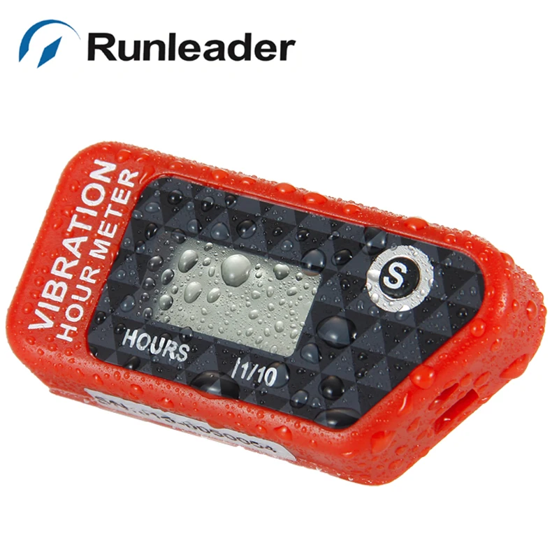 

Waterproof digital LCD Vibration wireless hour meter for motorcycle outboard PUMP tractor marine pit bike jet boat SKI RL-HM016B