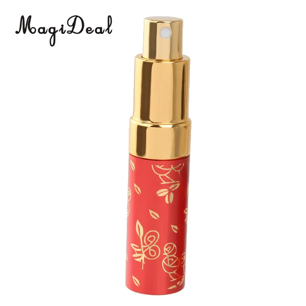 15ml Aftershave Atomizer Bottle Pump Travel Refillable Spray Purple Spray Atomizer glass Anodized Aluminium Scent bottle
