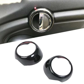 

ABS Carbon Fiber Style Interior Door Handle Cover Trim for BMW For MINI Cooper 3DR F56