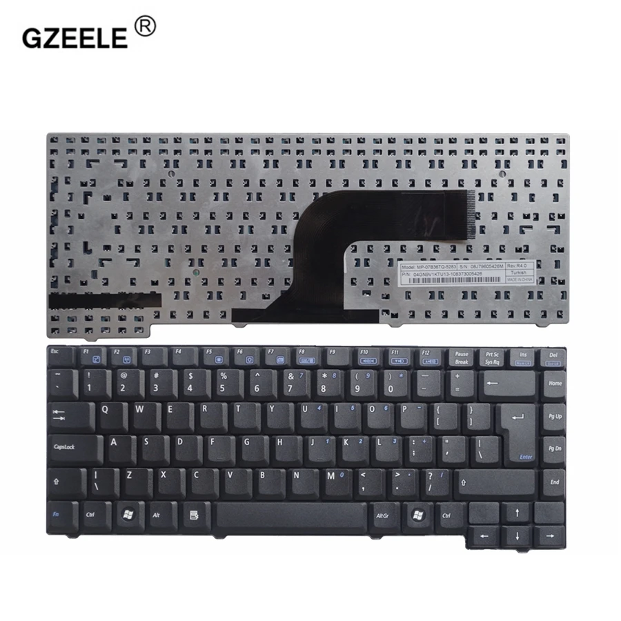 GZEELE США клавиатура для ноутбука ASUS A3500E A3Fc Z91Fc A7CC F5RL Z8V A3Ac A3E A7 A3H A3A A3V A3F A3E английский UI черный