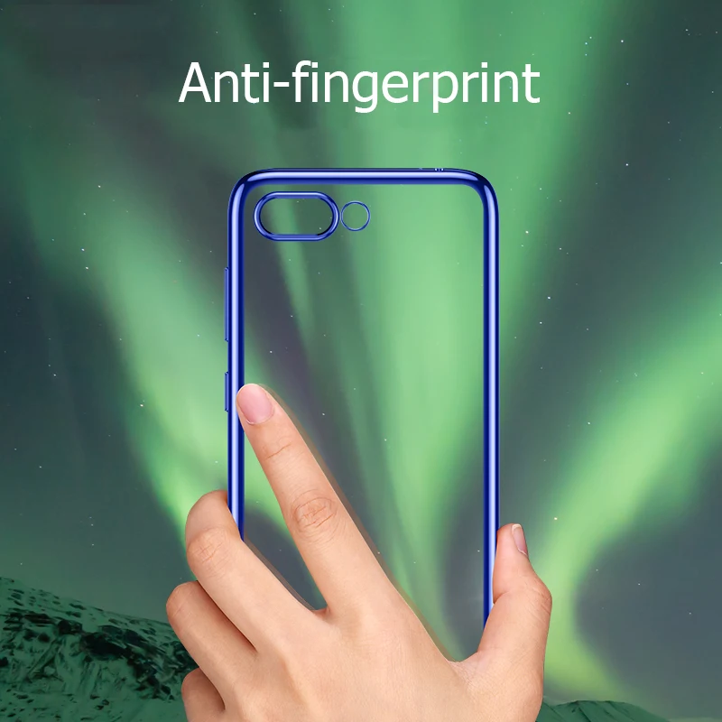 Чехол для Huawei Honor 10 роскошный чехол из ТПУ с лазерным покрытием задняя крышка Honor10