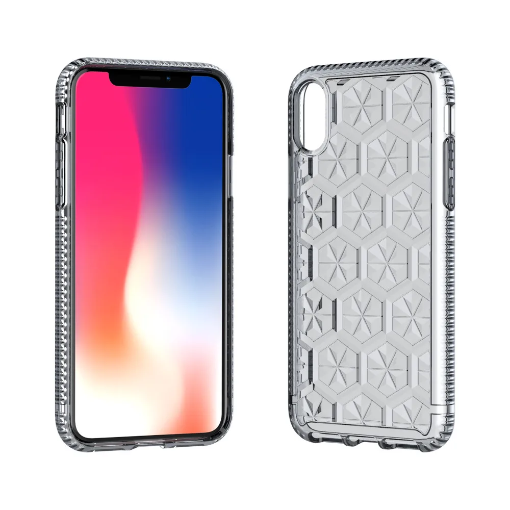 Blucub чехол для iPhone 8 7 6 6s plus прозрачный ПК и ТПУ силиконовый iPhone7 Алмазная текстура