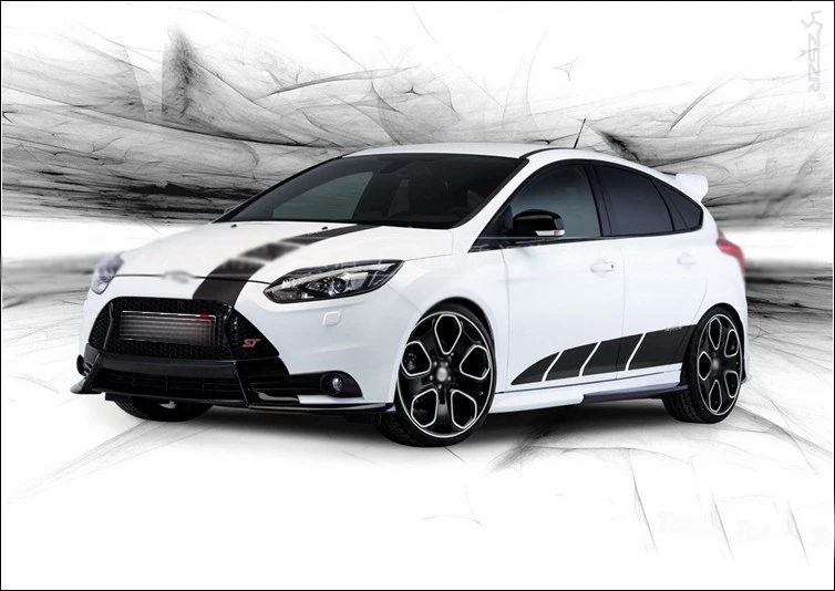 

Simple Strip Sport Head / Hook & Waist / Belt Line Side body Sticker For Toyota Yaris For Ford Fiesta Hatchback Z2CA643