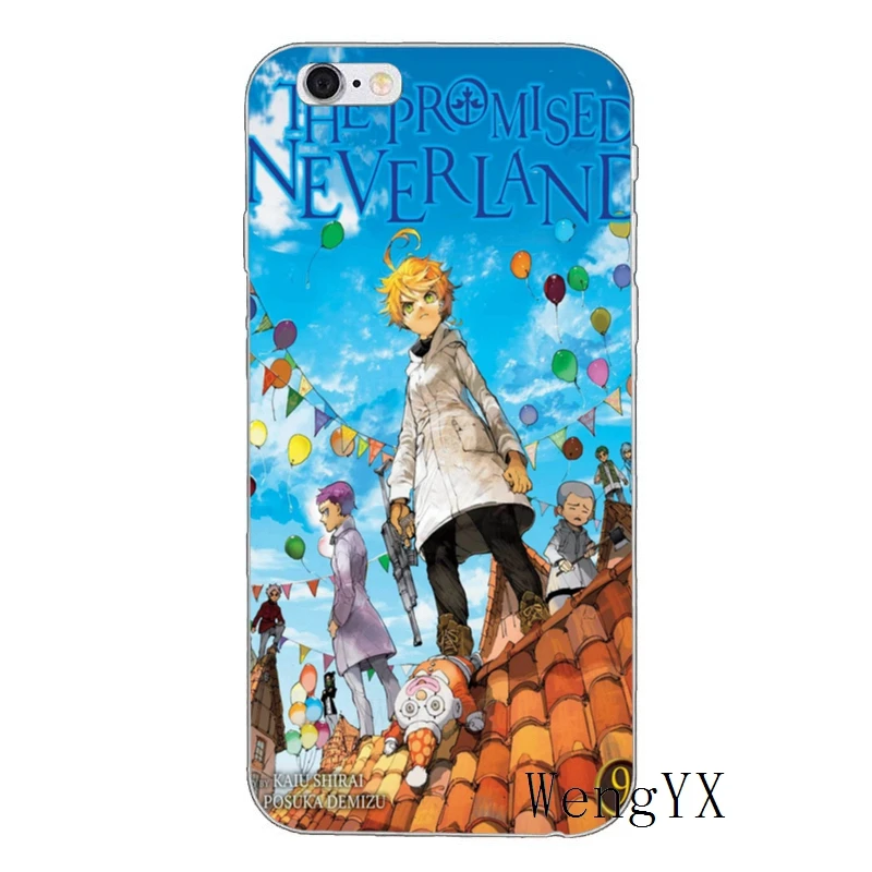 Силиконовый чехол для телефона обещанный Neverland аниме для iPhone XR X XS Max 8 7 6s 6 plus SE 5S 5c 5 iPod Touch - Цвет: Neverland-anime-A-05