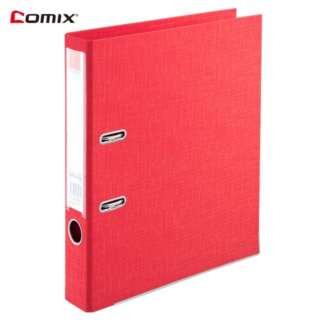 comix a4 lever arch file folder for documents 2 ring binder large