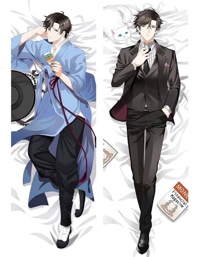 South Korea Game Mystic Messenger 707 Luciel Choi Hugging Body Pillow Case Cover Male Decorative Pillow covers New  611033