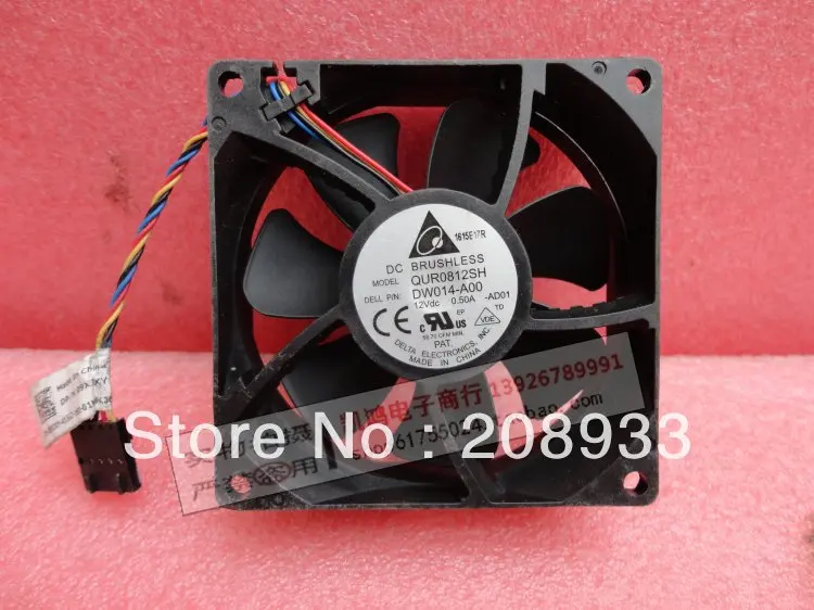 

For DELTA P / N: DW014-A00 0KXRX-A00 8025 fan DC12V+cooling fan