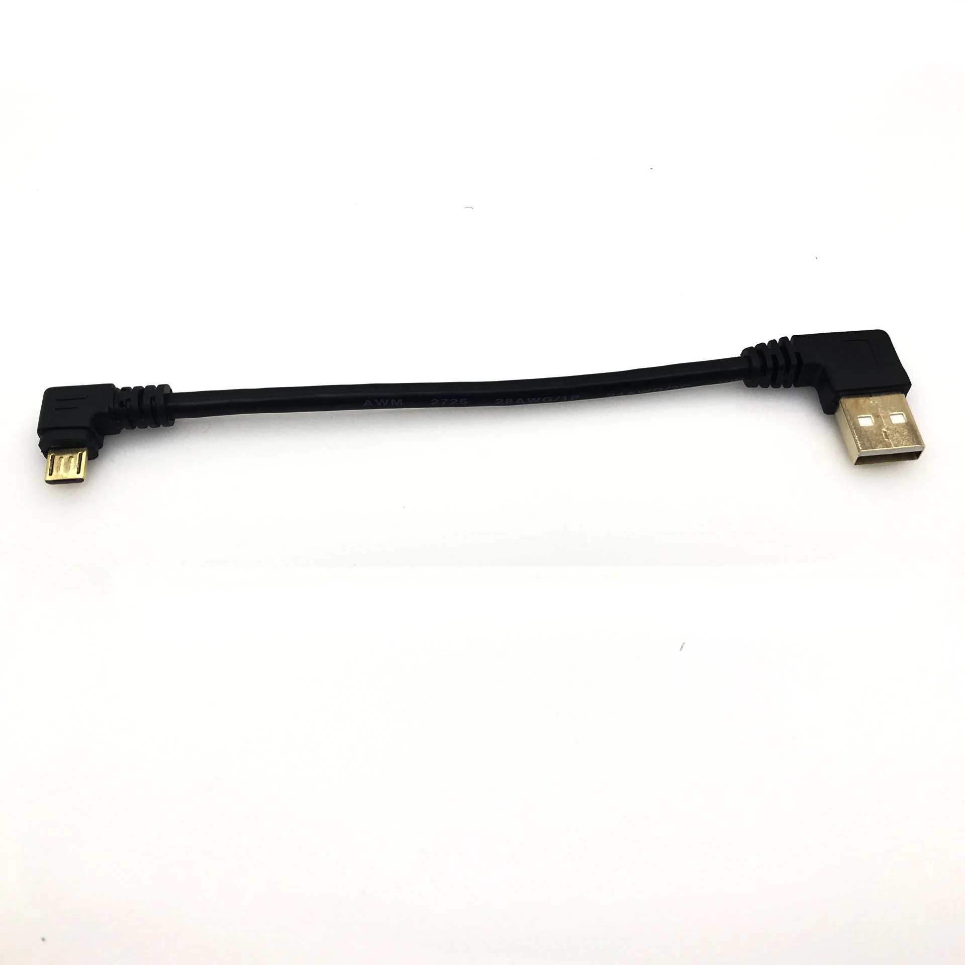 15CM 90 Degree USB 2.0 to Micro USB B Male Cable Data Sync and Charge Extender Lead usb extension cable,usb charging cable,usb extension adapter,usb micro b cable