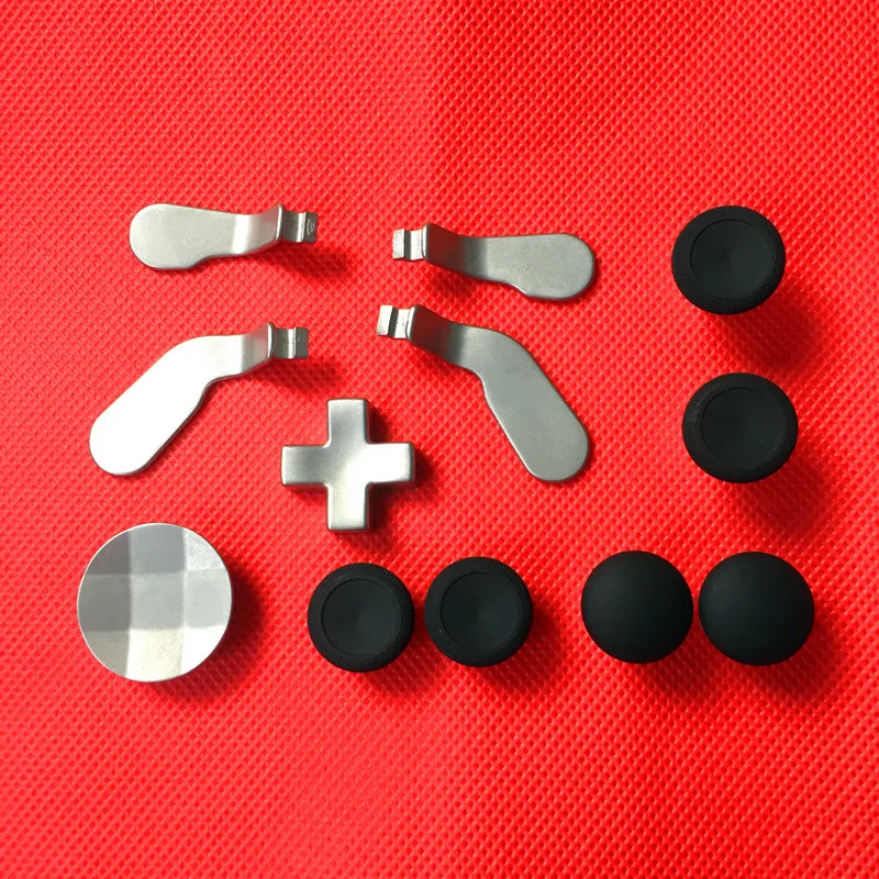 Dealonow Replacement Thumb Grips Stick + D Pad and Bumper Button Bullet Set for XBOX ONE Elite