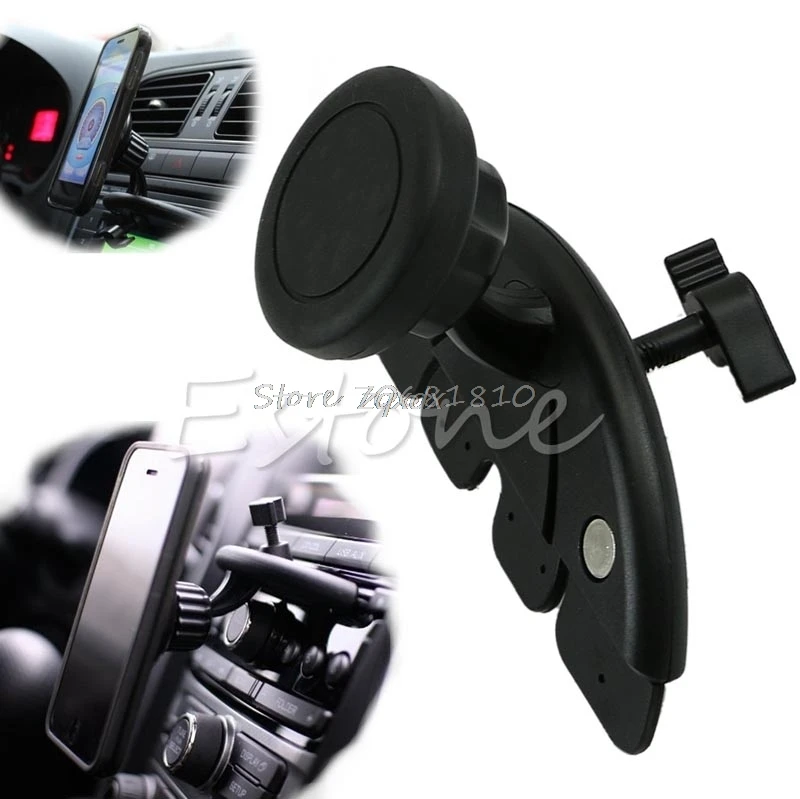 

Universal Magnet Car CD Slot Mount Holder Stand For Mobile Cell Phone GPS Tablet Z09 Drop ship