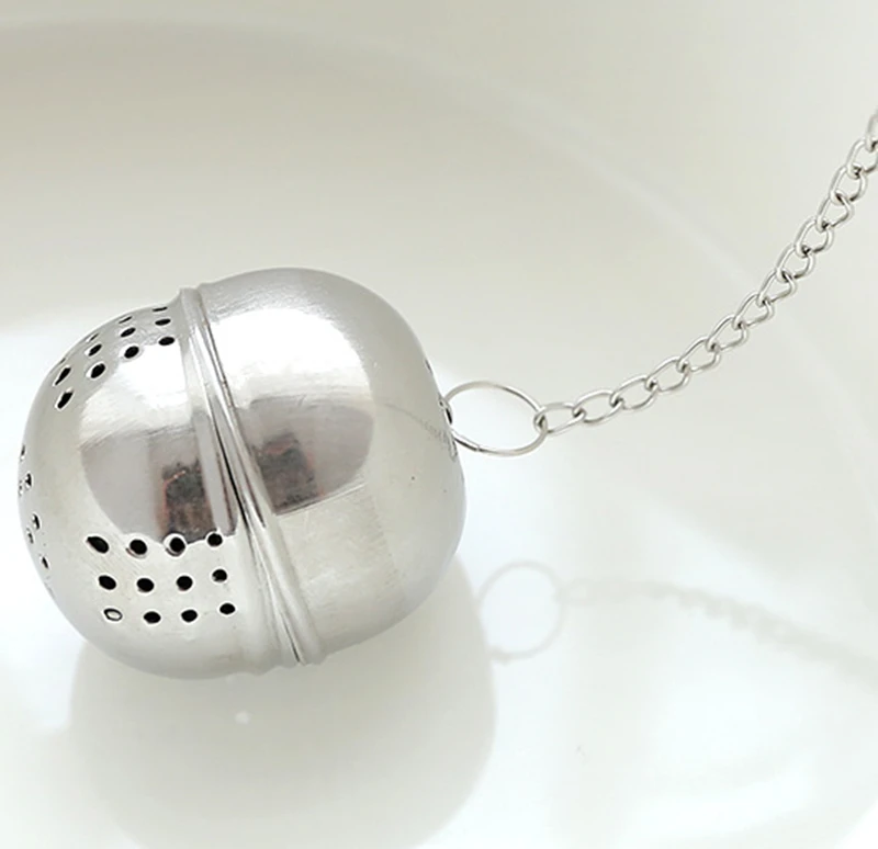 

500pcs Stainless Steel Tea Infuser Ball Shaped Tea Strainer Mesh Tea Filter Spoon Locking Spice Ball Wholesale