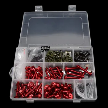 

for honda CRF250R CB1100 DN-01 CBR250R 2011 2014 2015 FZ1 FAZER 06-13 FZ6 04-10 1Set Complete Universal Motorcycle Fairing Bolts