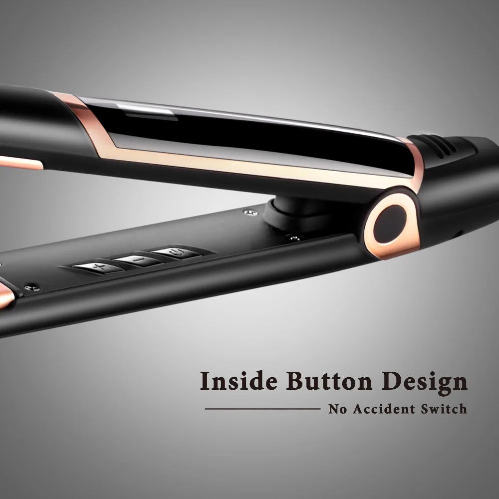 RUCHA CERAMIC TOURMALINE IONS INFRARE HAIR CARE FLAT IRON (11)