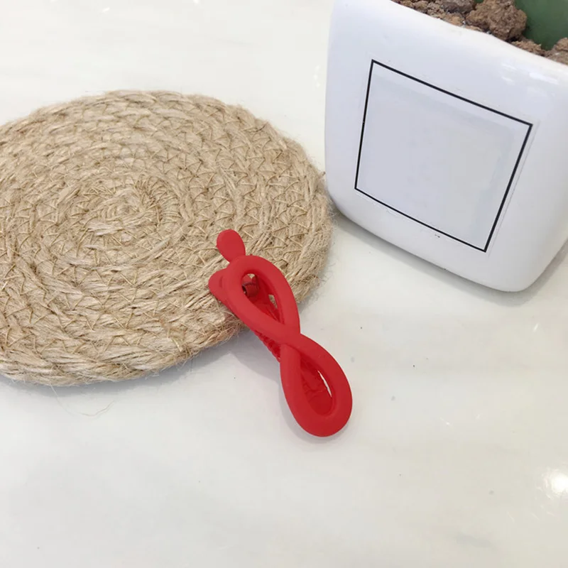 1PC Hair Pins Korean Unique Bang Clip Hair Clips Women High Quality Geometry Girls Headwear Scrub Hair Accessories Unique