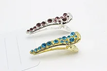 2pcs New Hairpins Combs Barrettes Hair Clips Brides Hair Jewelry Crown Crystal Clips Bridal tiara Silver Accessories B498