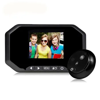 

CACAZI 3.0 inch LED Digital Door Camera Video Peephole Viewer Cat Eye Doorbell Camera Zoom Video Eye Recorder With Night vision