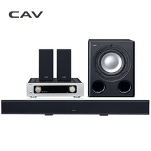 CAV Home Theater System 5.1 Bluetooth Soundbar Subwoofer Smart Multi 5.1-Channel Metal DTS Surround Dolby Digital Home Theater