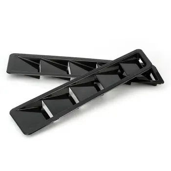 

Plastic Air Flow Body Auto Vehicle Pair 2pcs Accessories Universal Replace Panel Trim Car Window Hood Engine Vent