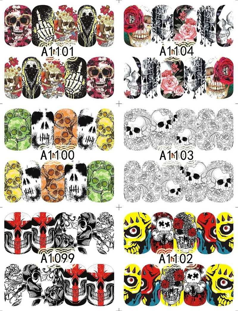 12 листов стикеров переводчиков стикеров|sticker decal|nail art water transferart |