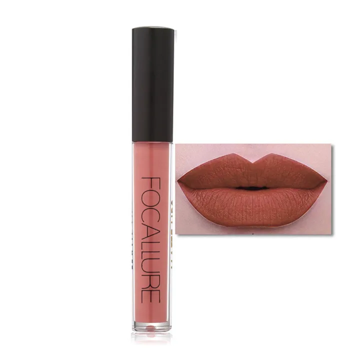 07 Focallure Matte блеск для губ водостойкий жидкая губная помада увлажняющая ручка для губ Batom Maquiagem Косметика матовый бархатный блеск для губ - Цвет: 07
