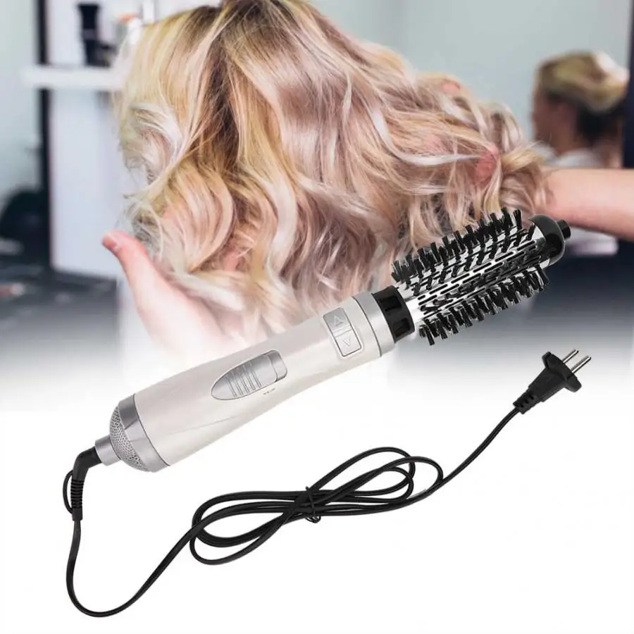 

Multi-functional Hot Air Hair Dry Blowing Comb Hair Straightening Curling Style Comb Professional Hair Comb