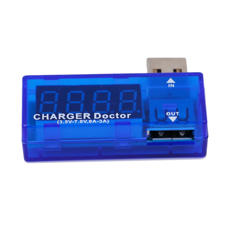 200 шт./лот dhl/fede/ups USB зарядное устройство Доктор индикатор напряжения тока USB Мобильная мощность