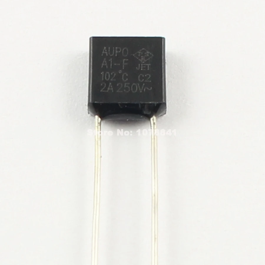 

10 Pcs Per Lot AUPO Thermal Fuse TF Cutoff 102 Degree 2A 250V A1-F