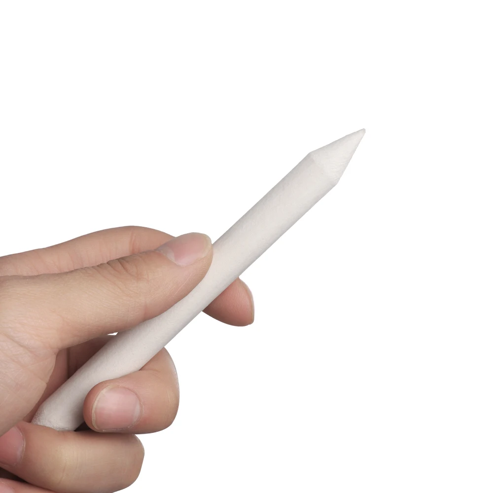 6 шт. эскизная ручка для смешивания пятен пень палка тортильон эскиз искусство Рисование ручка эскиз бумага песок бумага карандаш точилка инструмент для рисования