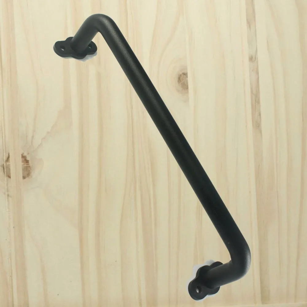 Black Steel Sliding Barn Gate Door Handle Wood door handle pullin Door