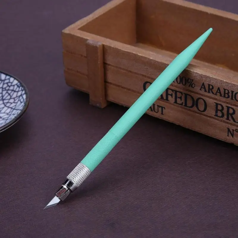 Гравировка нож канцелярский резак DIY инструмент с 12 лезвиями