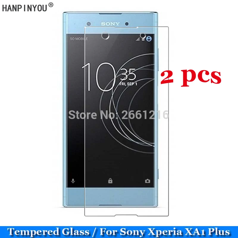 2 шт./лот для Sony Xperia XA1 Plus G3421 G3423 Dual G3412 G3416 G3426 5 &quotзакаленное стекло 9H 2.5D Премиум