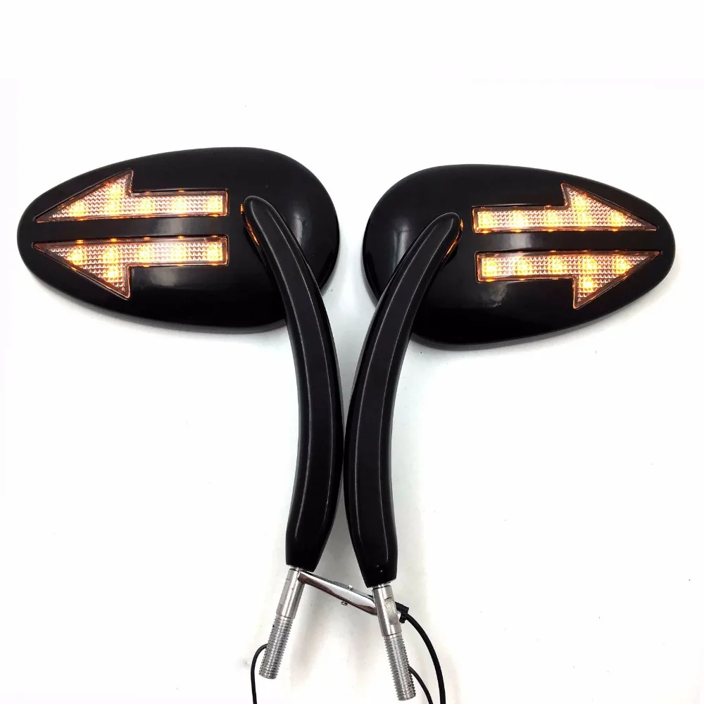  Aftermarket free shipping motor parts Integrated Arrow LED Turn Signals Side Mirrors For 1997-Later - 32739261877