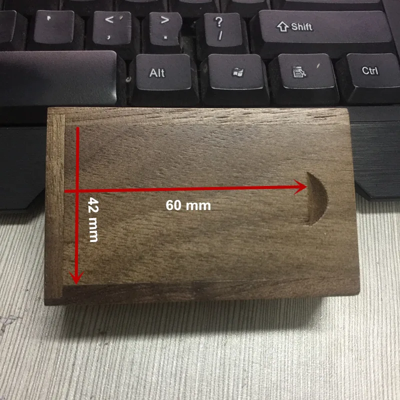 Флеш накопитель Дерево орех Версия usb 2 0 гравировка логотипа на флеш накопителе и