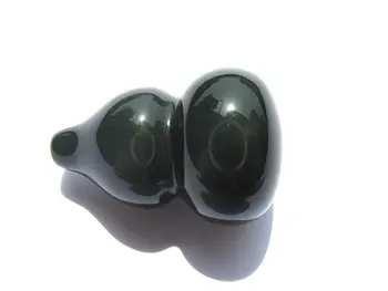 

high quality 50pcs 10-25mm genuine Obsidian bead Gemstone Bottle Caved Rainbow Cabochons beads