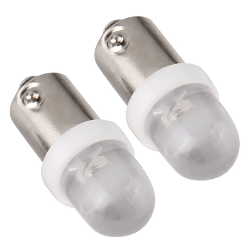 2 PCS BA9S LED T4W 1895 Bayonet Car Side Wedge Parker Interior Light