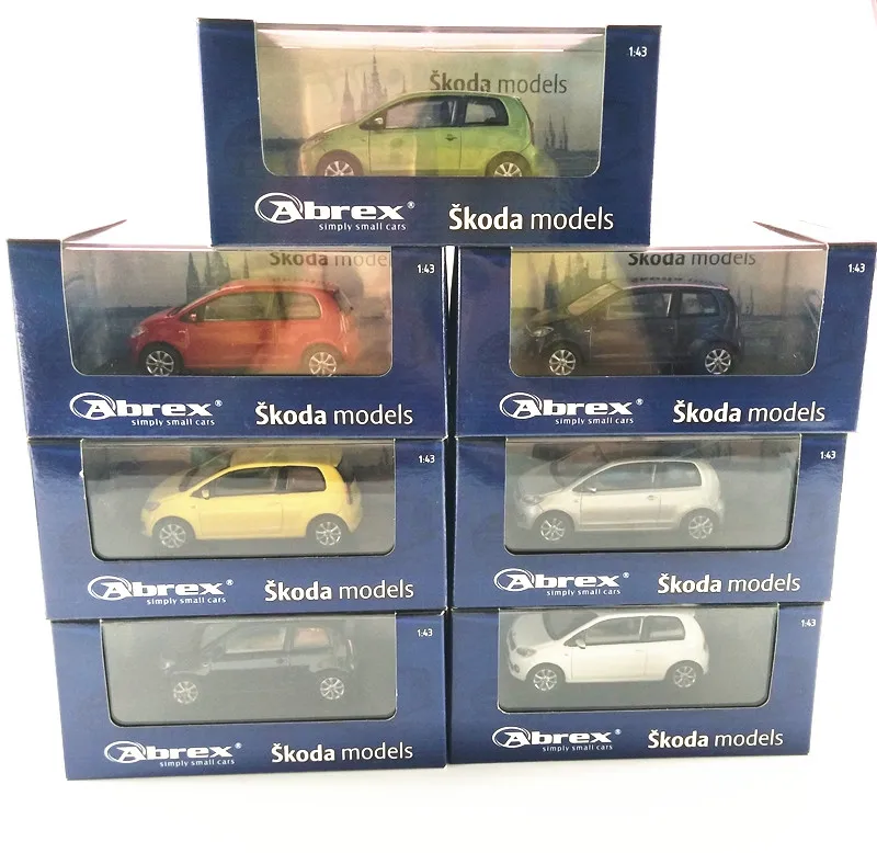 Abrex 1/43 масштабная модель автомобиля игрушки Skoda Citigo литая металлическая модель автомобиля игрушка для подарка, детей, коллекции, украшения