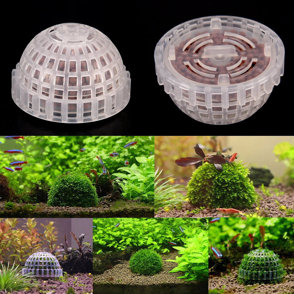 Buy Crystal Natural Mineral Aquatic Bio Moss Ball for Aquarium Red Shrimp House