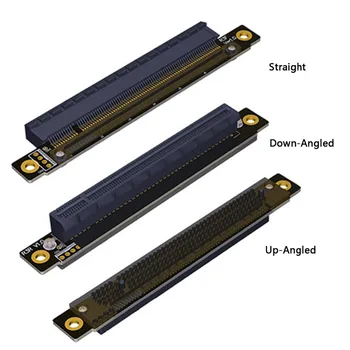 

Chenyang 10cm 20cm 30cm 40cm 50cm PCI-E Gen3.0 16x To 16x Riser Cable PCI-Express PCI-E X16 Extender Down Right Angled Elbow Design