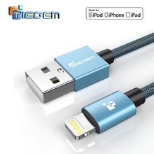 TIEGEM USB зарядный кабель для iPhone 6 7 8 MFi lightning Кабель 2.5A iOS 11 быстрое зарядное устройство кабель для передачи данных для iPhone 5S 5 iPad Air Mini