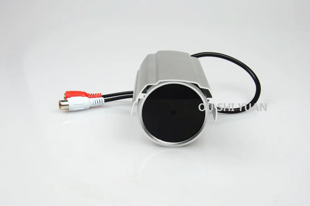 High-Grade Waterproof Uutdoor Surveillance RCA CCTV Mic Microphone Sound Monitor RCA Pick-up