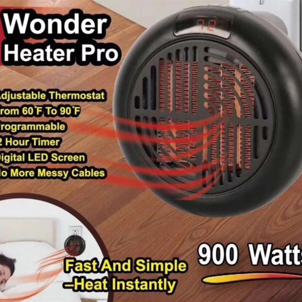 

NEW Mini Portable Winter Warm Space Mechanical Remote Control Electric Heater for Computer office and indoor insulation