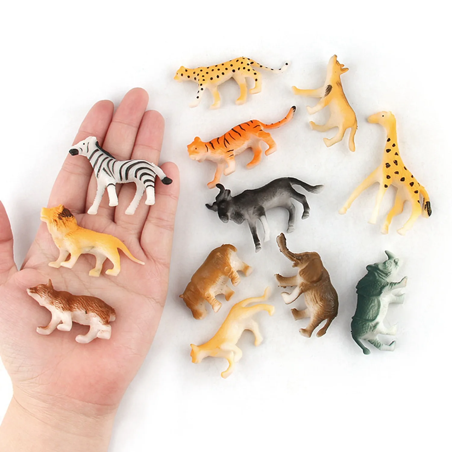 Животные Зоопарка-Игровой Набор животных-детские забавные игрушки