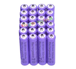 24x AAA 1800 mAh 3A 1,2 V Ni-MH фиолетовый аккумуляторная батарея для MP3 RC игрушки
