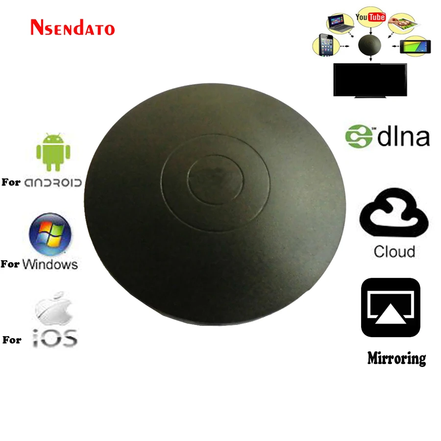 

Anycast G2 WiFi HDMI Display Dongle Receiver Adapter 1080P Airplay Miracast DLNA Media Streaming Crome Cast TV Stick