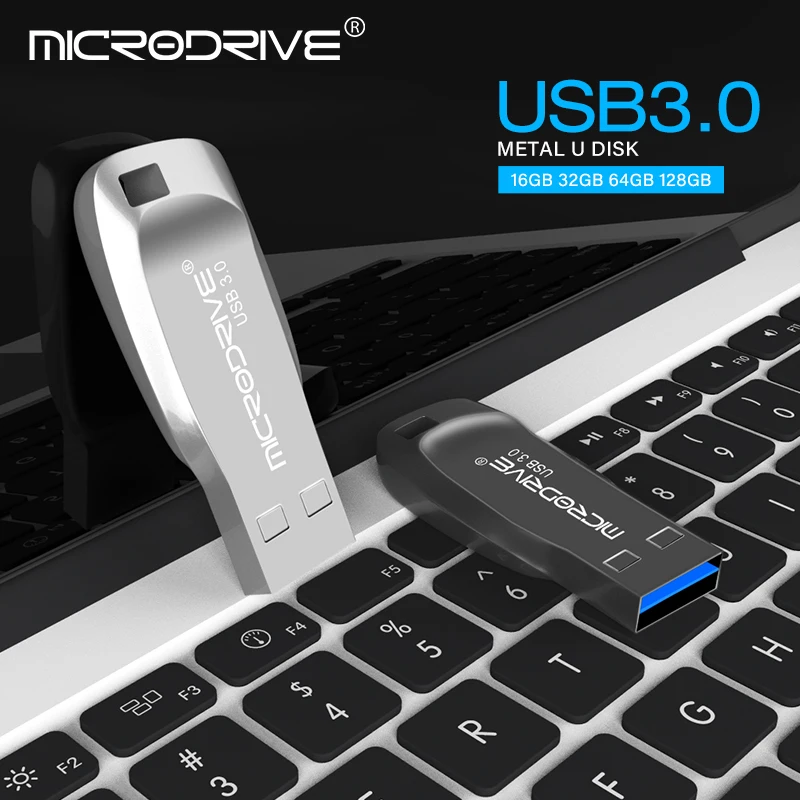 Microdrive брендовый металлический флеш-накопитель Usb 3,0 16 ГБ 32 ГБ 128 Гб 64 Гб USB 3,0 Usb флеш-накопитель карта памяти