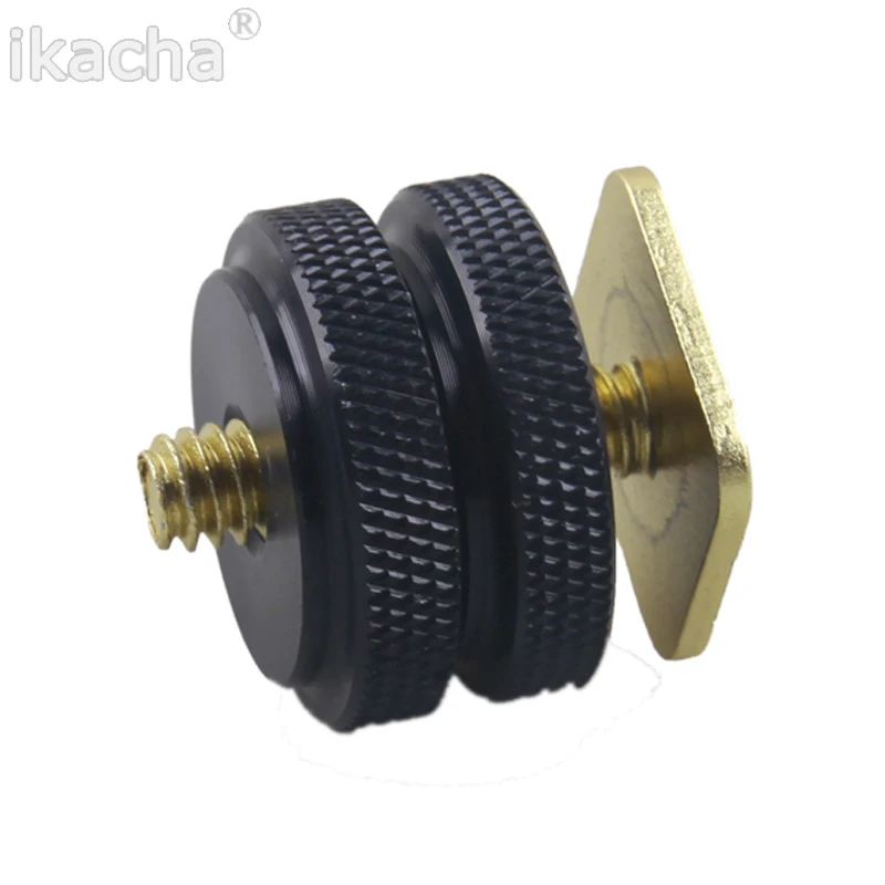 14 Inch Dual Nuts Hot Shoe Adapter Tripod Screw (5)