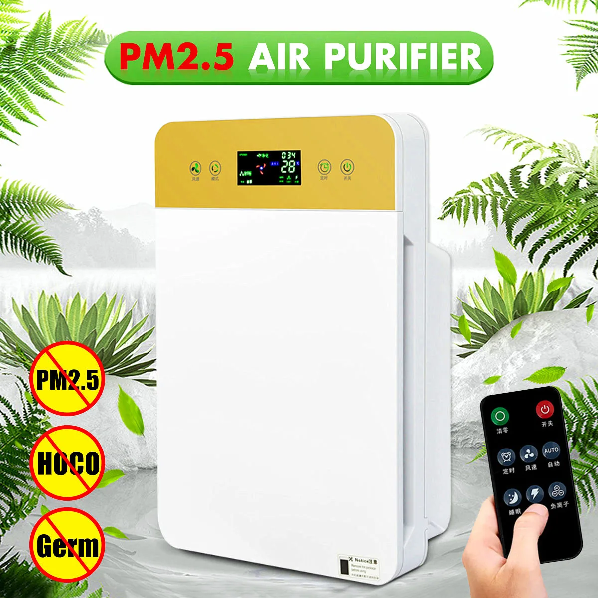 

New Arrival 2019 Air Purifier 220V Household HEPA Filter Air Cleaner Home Ionizer Odor PM2.5 Eliminator For pet pets Allergies