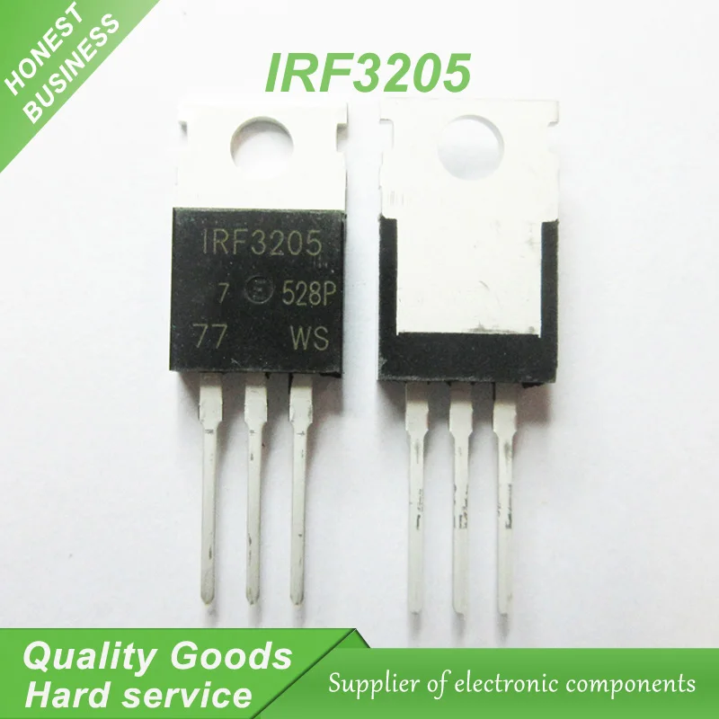 

20pcs IRF3205 IRF3205PBF MOSFET MOSFT 55V 98A 97.3nC 8mOhm TO-220 new original