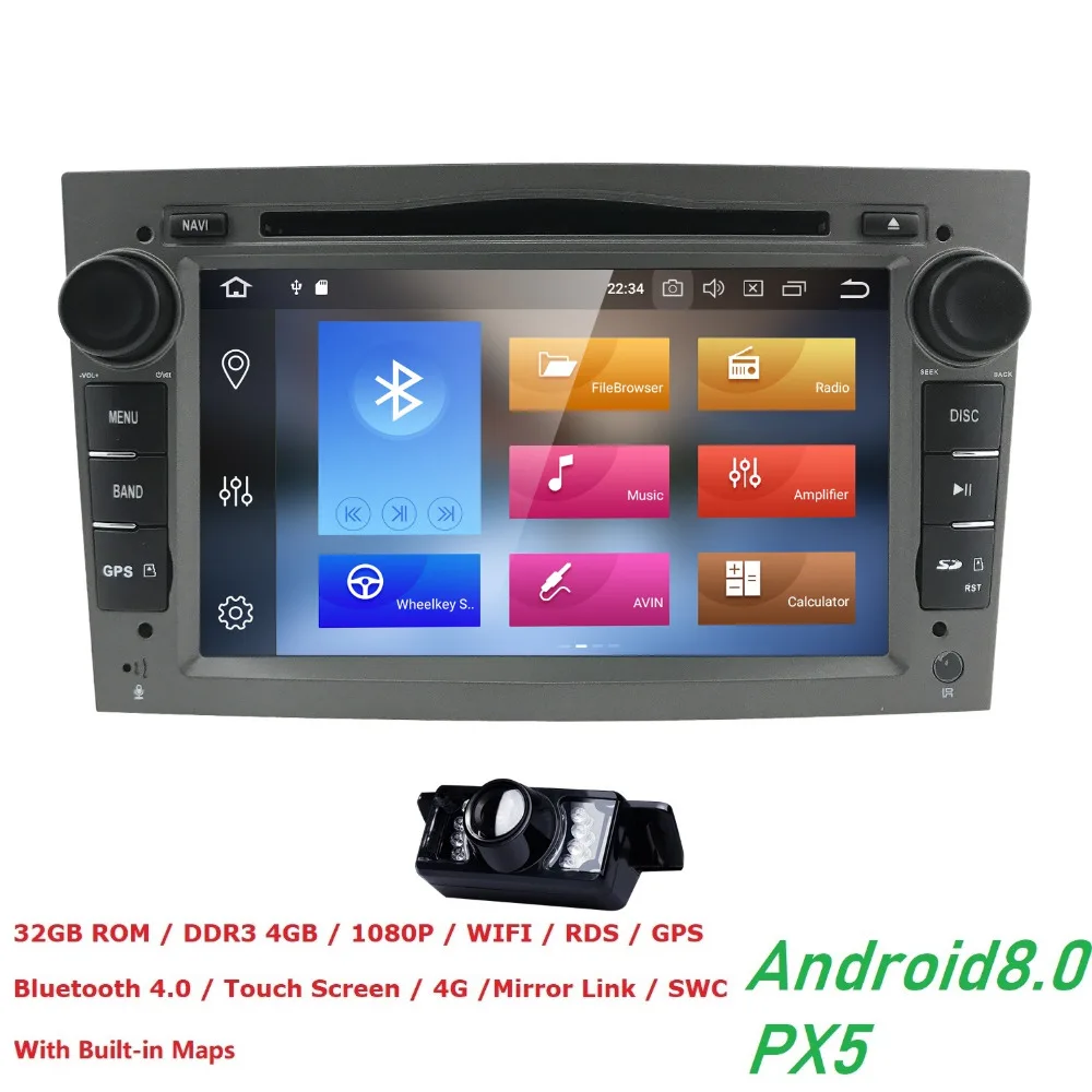 

2 din Android 8.0 Car DVD For Opel Vectra C b Corsa D C Multimedia zafira b k Astra H G J navigation Radio Stereo head unit Wifi